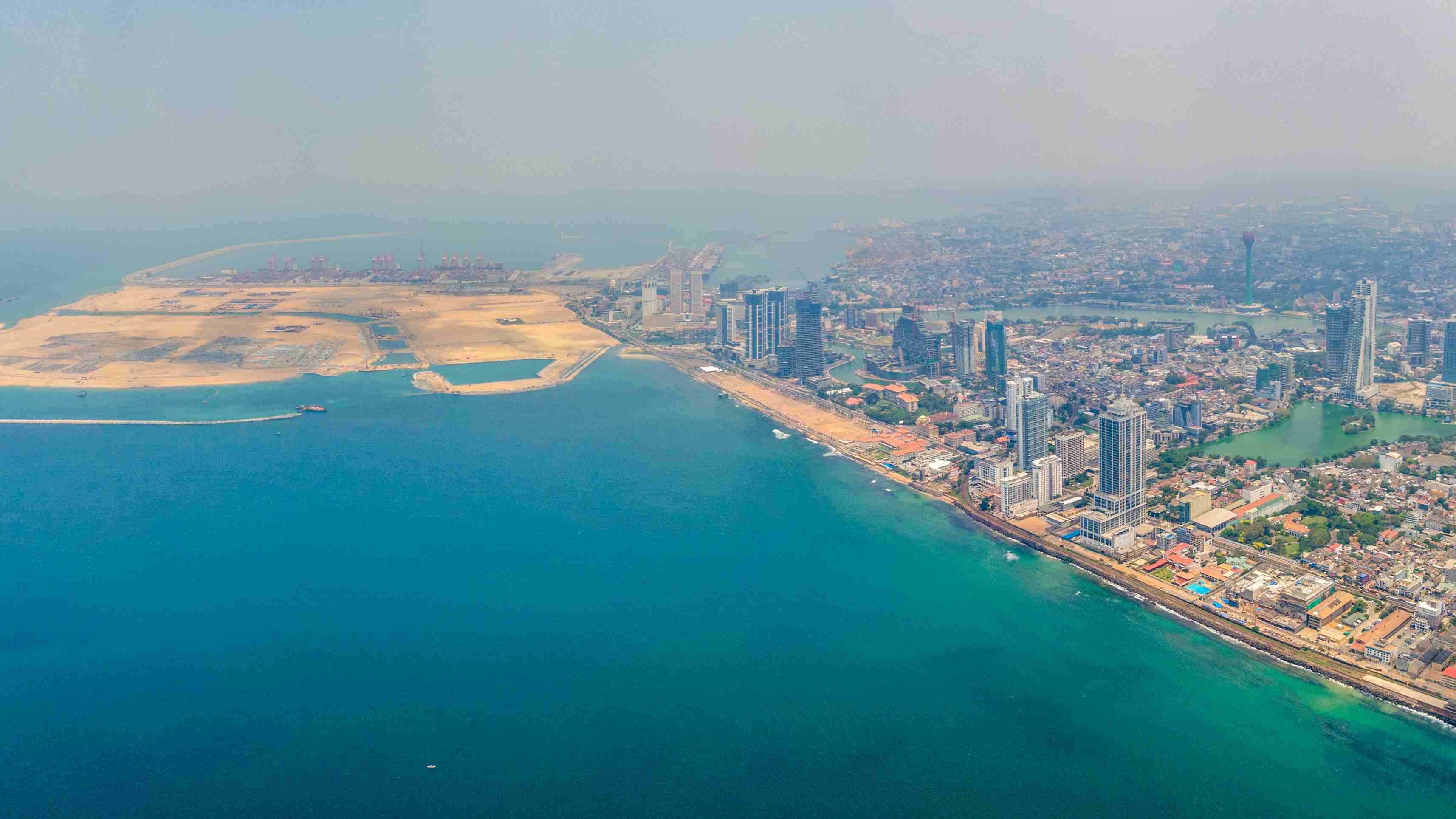 colombo aerial view